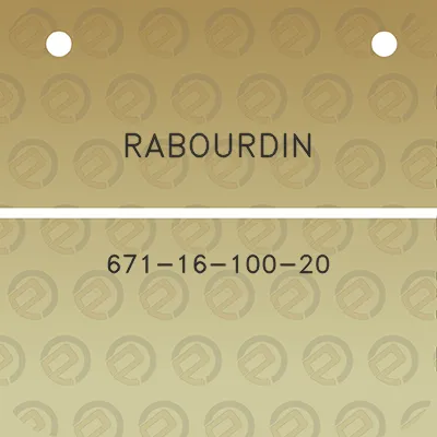 rabourdin-671-16-100-20