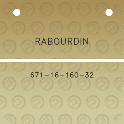 rabourdin-671-16-160-32