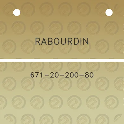 rabourdin-671-20-200-80