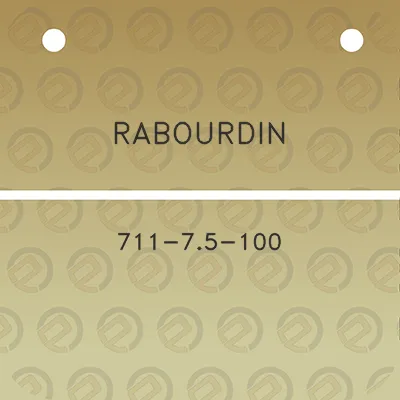 rabourdin-711-75-100