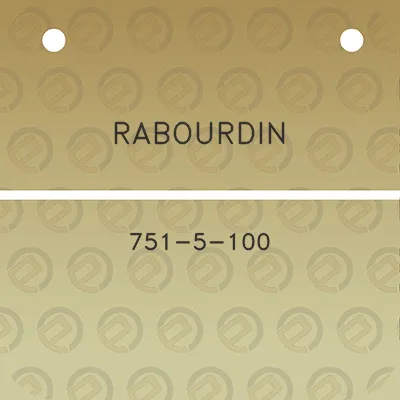 rabourdin-751-5-100