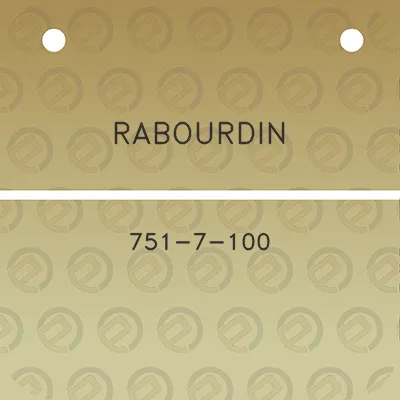 rabourdin-751-7-100