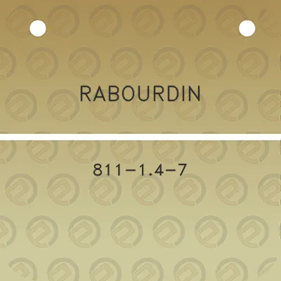 rabourdin-811-14-7