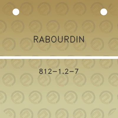 rabourdin-812-12-7