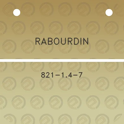 rabourdin-821-14-7