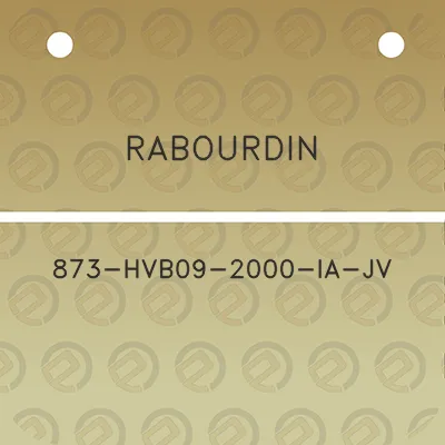 rabourdin-873-hvb09-2000-ia-jv