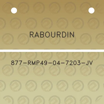 rabourdin-877-rmp49-04-7203-jv