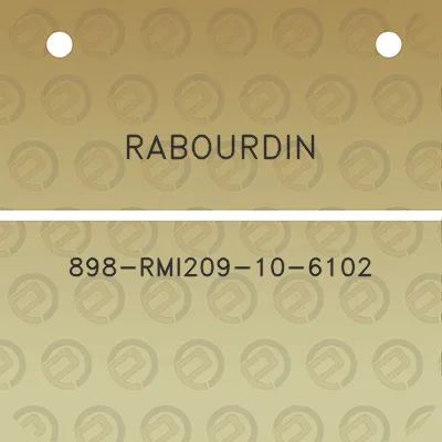 rabourdin-898-rmi209-10-6102