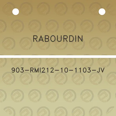 rabourdin-903-rmi212-10-1103-jv