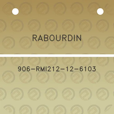 rabourdin-906-rmi212-12-6103