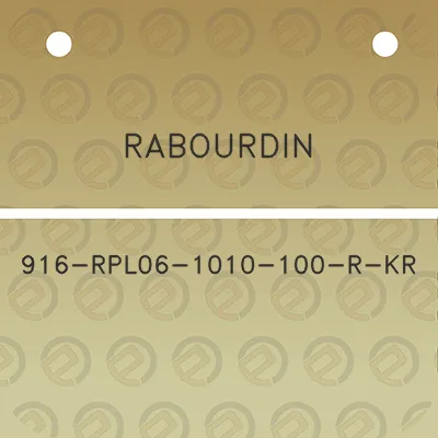 rabourdin-916-rpl06-1010-100-r-kr