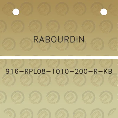 rabourdin-916-rpl08-1010-200-r-kb