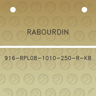 rabourdin-916-rpl08-1010-250-r-kb