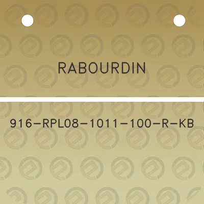 rabourdin-916-rpl08-1011-100-r-kb