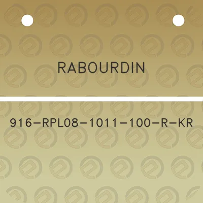 rabourdin-916-rpl08-1011-100-r-kr