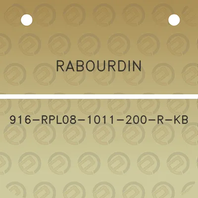 rabourdin-916-rpl08-1011-200-r-kb