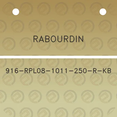 rabourdin-916-rpl08-1011-250-r-kb