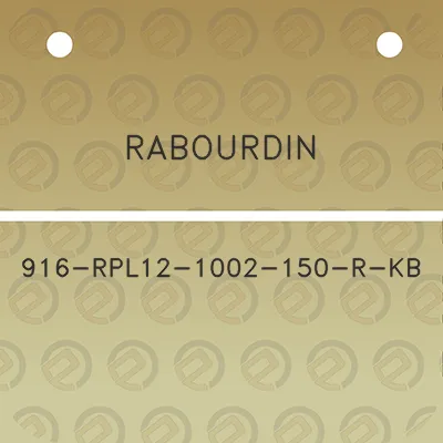 rabourdin-916-rpl12-1002-150-r-kb