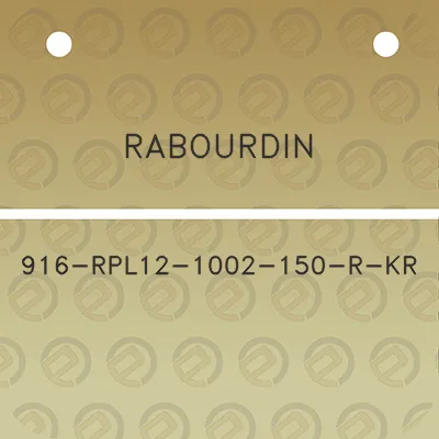 rabourdin-916-rpl12-1002-150-r-kr