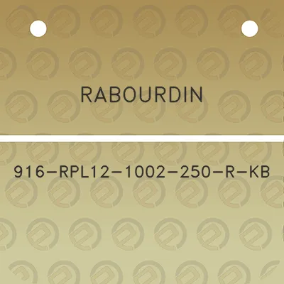 rabourdin-916-rpl12-1002-250-r-kb