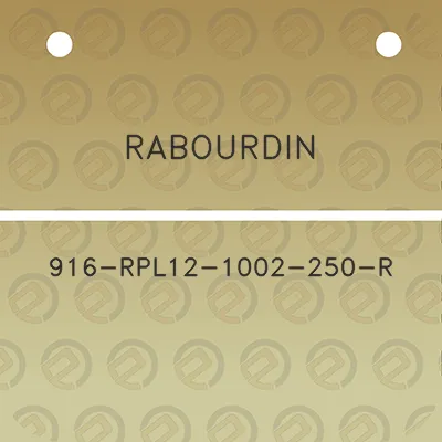 rabourdin-916-rpl12-1002-250-r