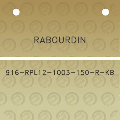 rabourdin-916-rpl12-1003-150-r-kb