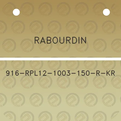 rabourdin-916-rpl12-1003-150-r-kr