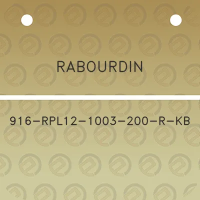 rabourdin-916-rpl12-1003-200-r-kb