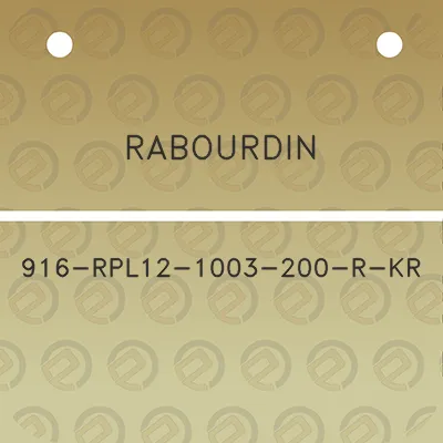 rabourdin-916-rpl12-1003-200-r-kr