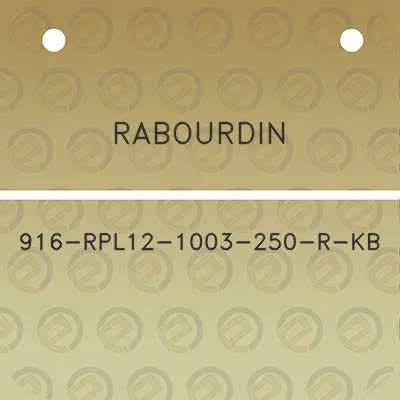 rabourdin-916-rpl12-1003-250-r-kb