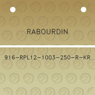 rabourdin-916-rpl12-1003-250-r-kr