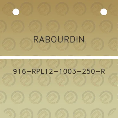 rabourdin-916-rpl12-1003-250-r