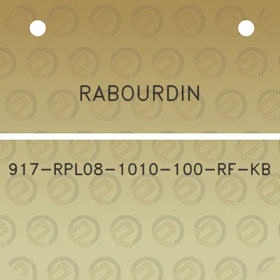 rabourdin-917-rpl08-1010-100-rf-kb