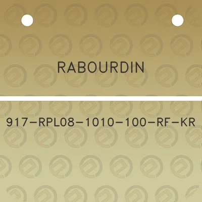 rabourdin-917-rpl08-1010-100-rf-kr