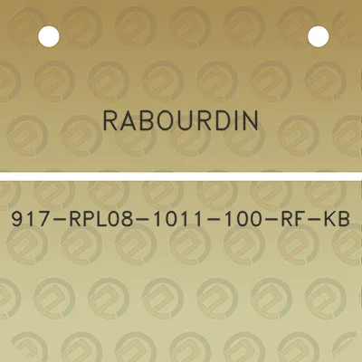 rabourdin-917-rpl08-1011-100-rf-kb