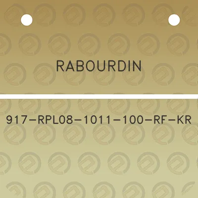 rabourdin-917-rpl08-1011-100-rf-kr