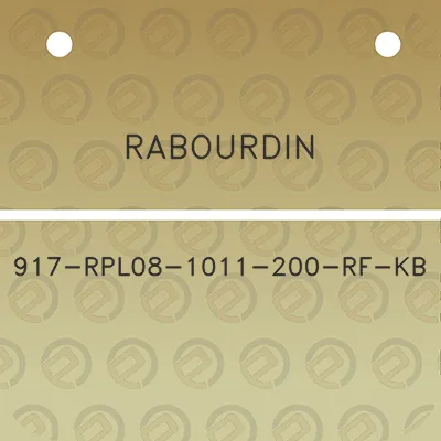 rabourdin-917-rpl08-1011-200-rf-kb