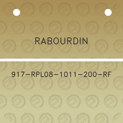 rabourdin-917-rpl08-1011-200-rf