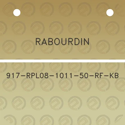 rabourdin-917-rpl08-1011-50-rf-kb