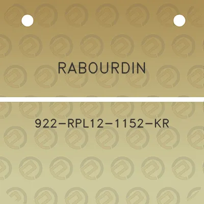 rabourdin-922-rpl12-1152-kr