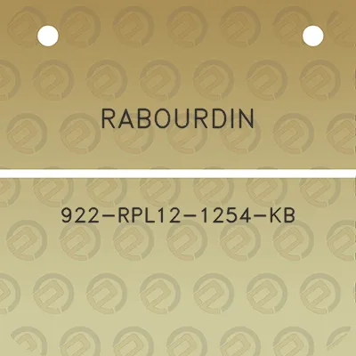 rabourdin-922-rpl12-1254-kb