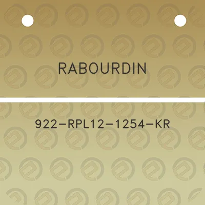 rabourdin-922-rpl12-1254-kr