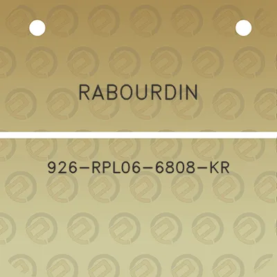 rabourdin-926-rpl06-6808-kr