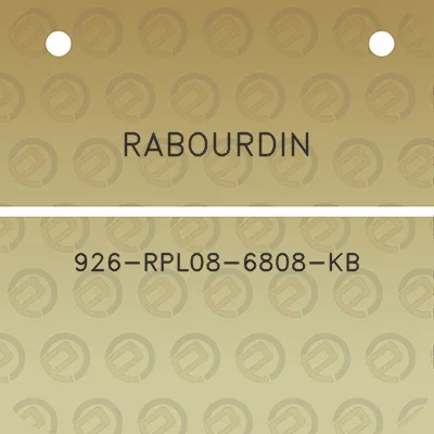 rabourdin-926-rpl08-6808-kb