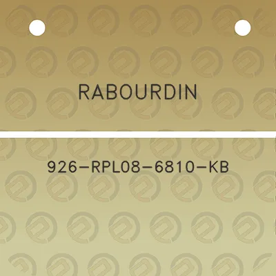 rabourdin-926-rpl08-6810-kb