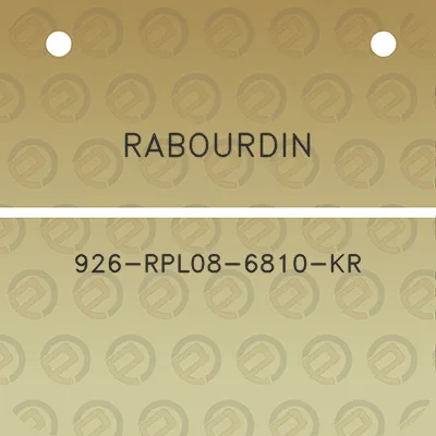 rabourdin-926-rpl08-6810-kr