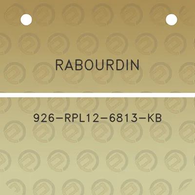 rabourdin-926-rpl12-6813-kb