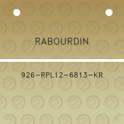 rabourdin-926-rpl12-6813-kr