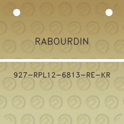 rabourdin-927-rpl12-6813-re-kr