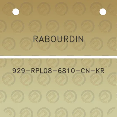 rabourdin-929-rpl08-6810-cn-kr